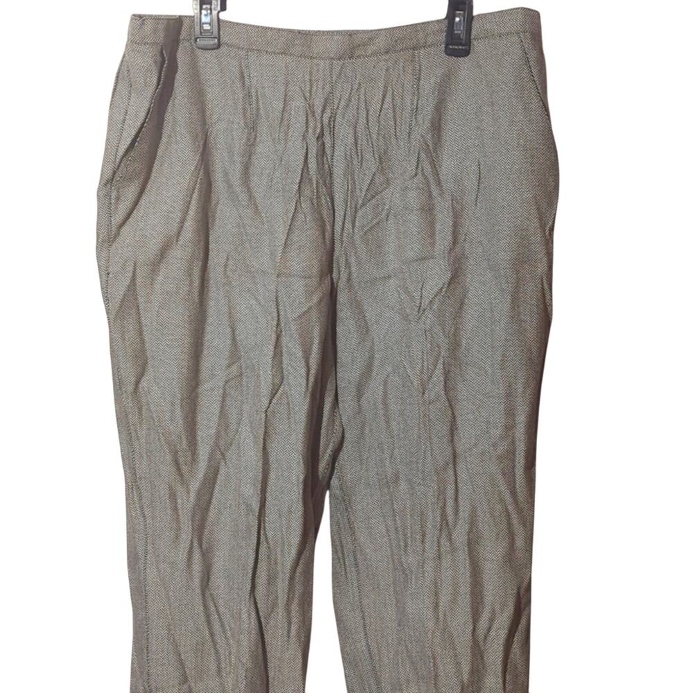 NWT Alfred Dunner 18W Petite Herringbone Pants/Trousers [0194]
